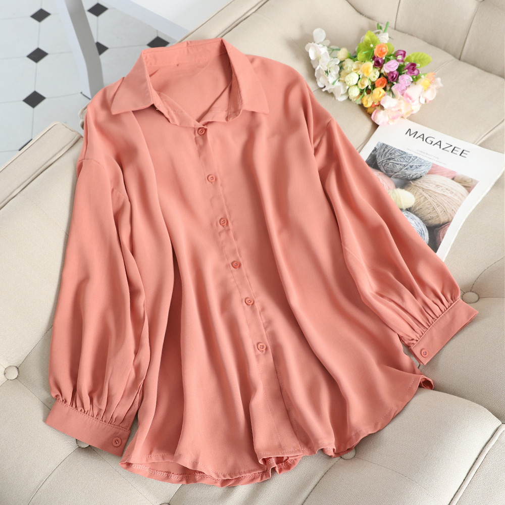 Camasa de dama model uni cu guler clasic in mai multe culori