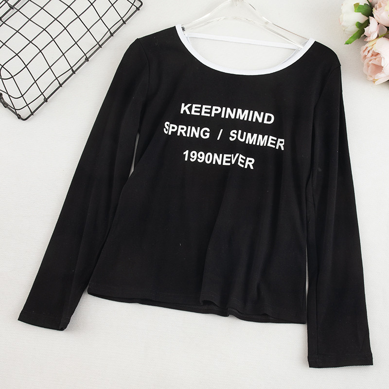 Bluză de damă modernă în patru culori cu inscripții