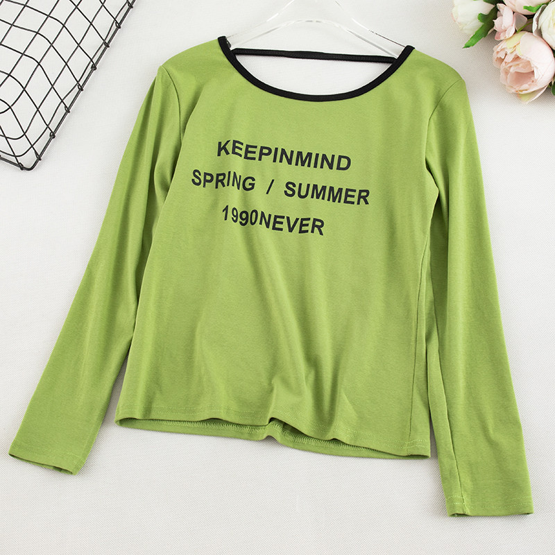 Bluză de damă modernă în patru culori cu inscripții