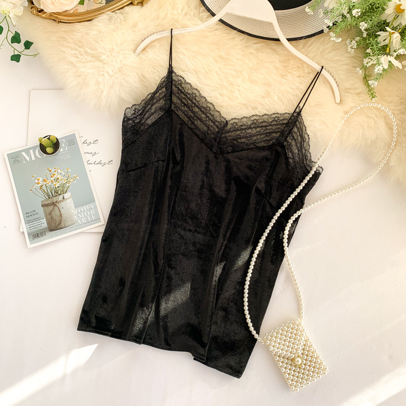 Maiou de damă de zi cu zi cu bretele subțiri în diferite culori