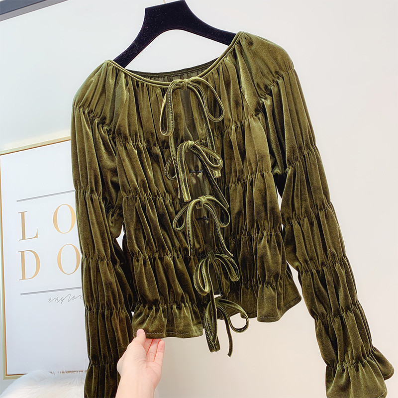 Γυναικείο πουκάμισο με δεσμούς σε διάφορα χρώματα