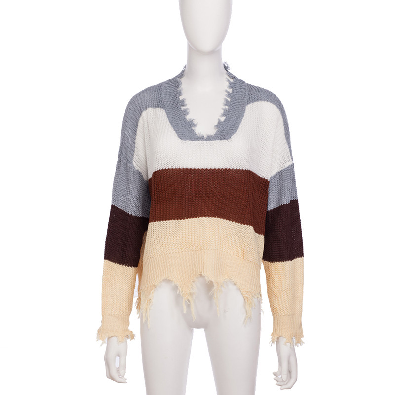 Pulover casual dama cu maneci lungi in trei culori