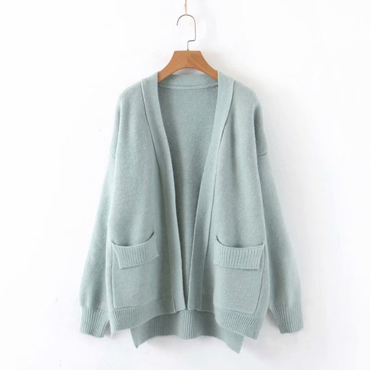 Γυναικεία καθημερινή ζακέτα χωρίς κουμπιά σε τρία χρώματα