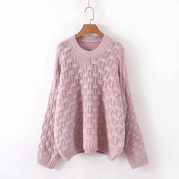 Γυναικείο πουλόβερ με ωοειδές λαιμόκομμα σε πολλά χρώματα