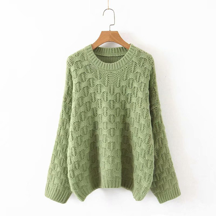 Γυναικείο πουλόβερ με ωοειδές λαιμόκομμα σε πολλά χρώματα