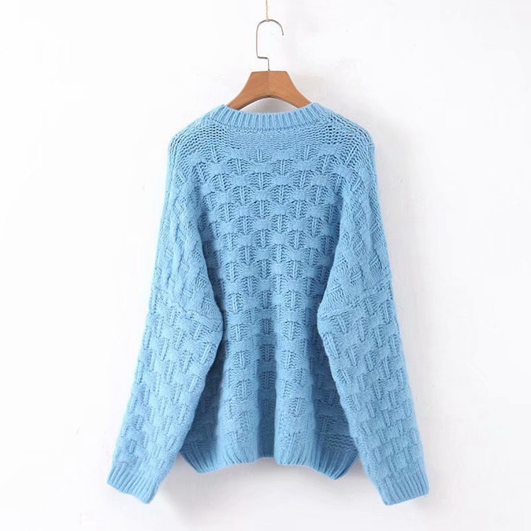 Γυναικείο πουλόβερ με ωοειδές λαιμόκομμα σε πολλά χρώματα