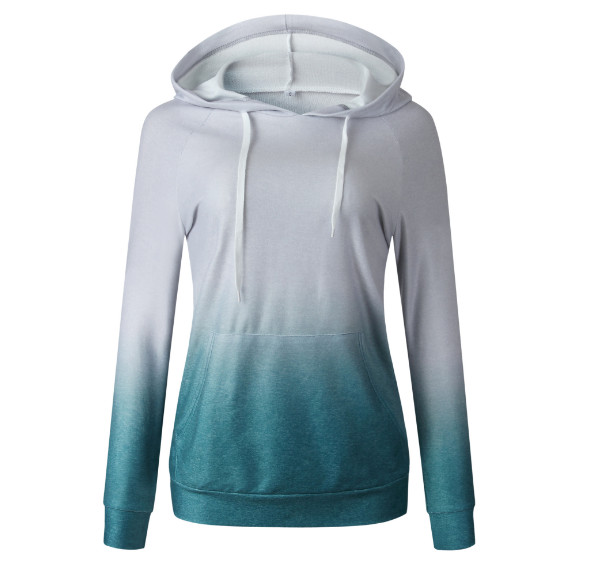 Modern női pulóver kék és zöld nyakkendővel