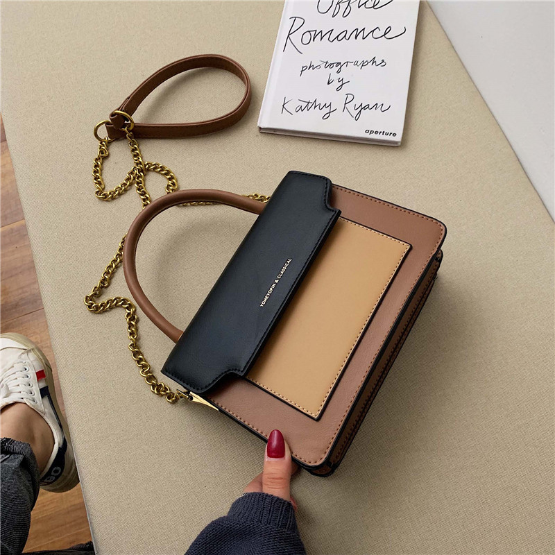 Geanta de dama moderna cu maner lung din piele ecologica