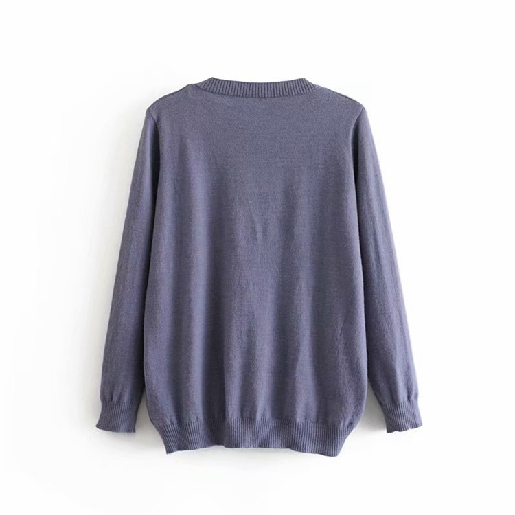 Bluza de dama cu cravate si aplicatie