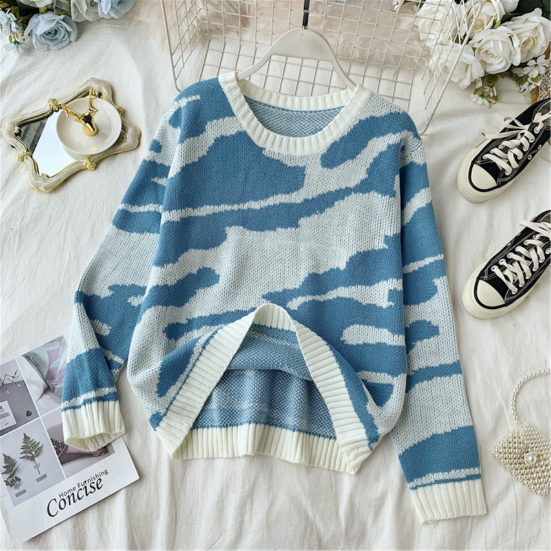 Γυναικείο  casual πουλόβερ με οβάλ ντεκολτέ σε διάφορα χρώματα