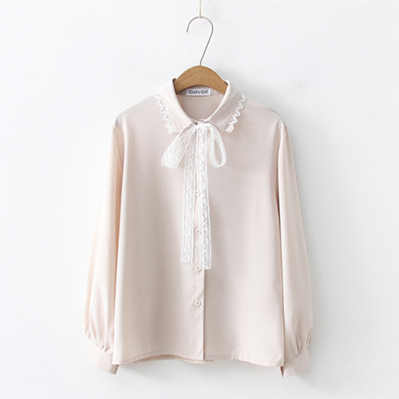 Camasa eleganta de dama in doua culori cu cravate si nasturi