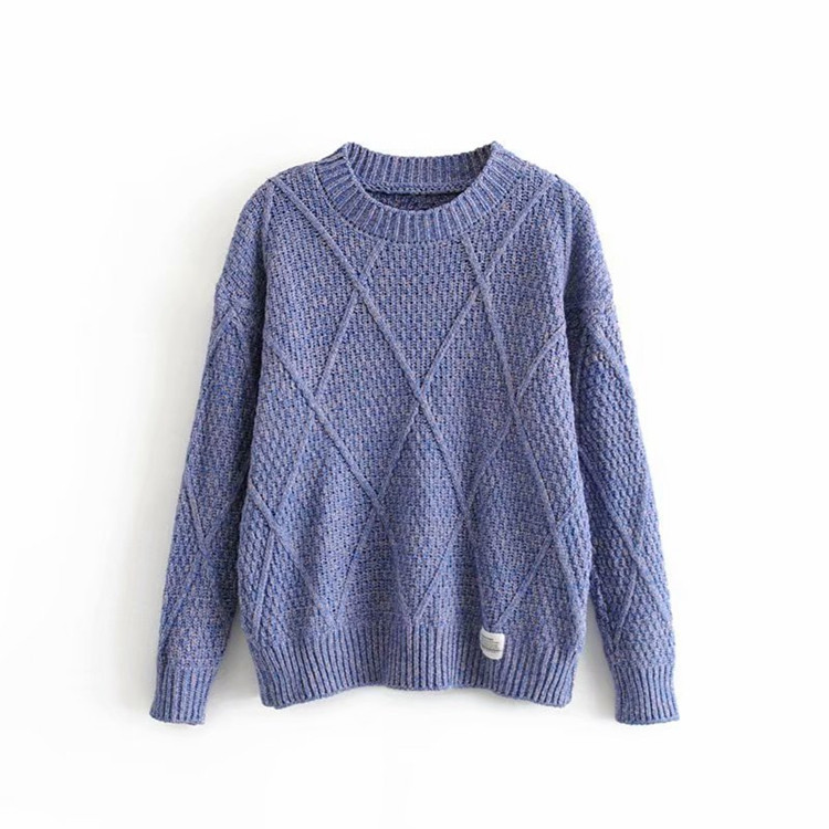 Pulover casual dama cu decolteu oval in trei culori