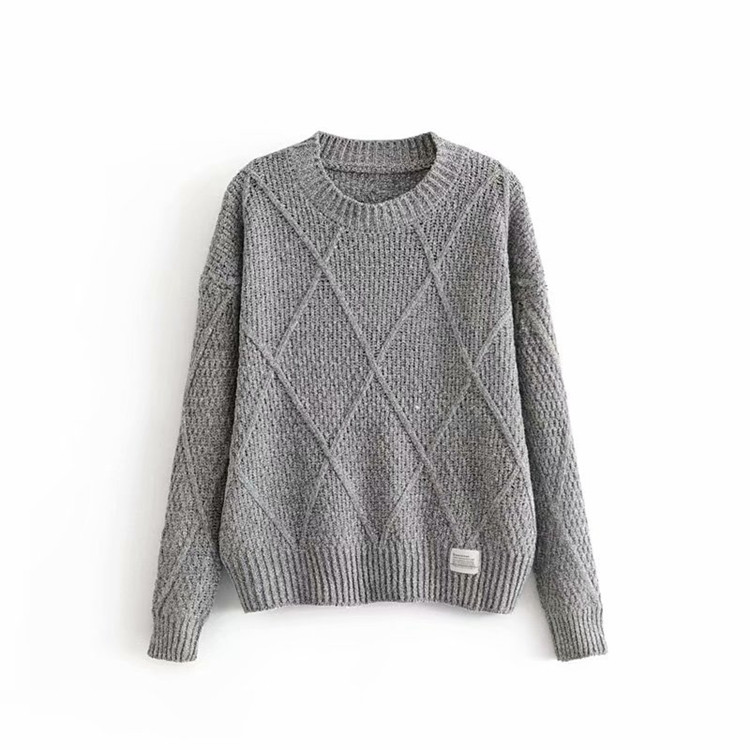 Pulover casual dama cu decolteu oval in trei culori