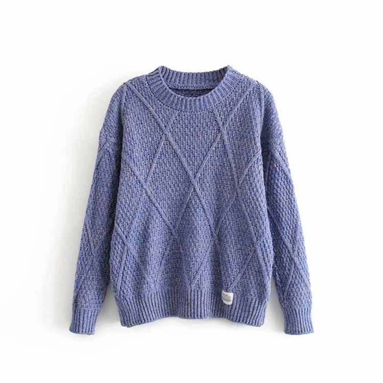 Pulover casual dama cu decolteu oval in trei culori