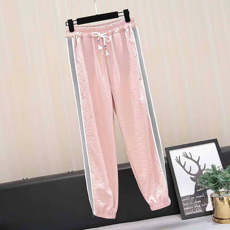 Pantaloni de dama sport si casual cu margini in mai multe culori