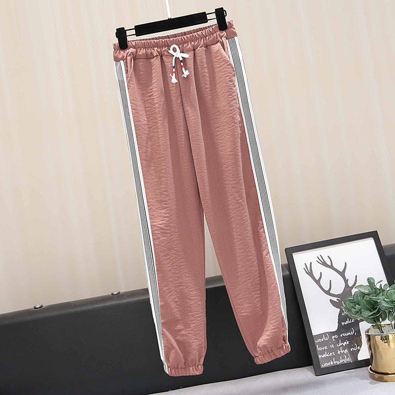 Pantaloni de dama sport si casual cu margini in mai multe culori