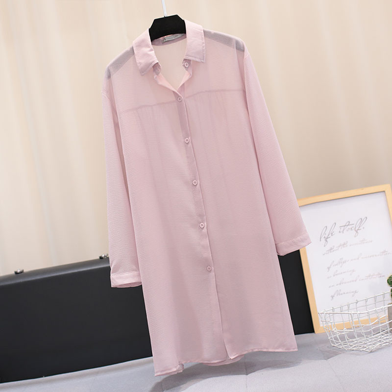 Cămașă de damă - model larg și lung în mai multe culori