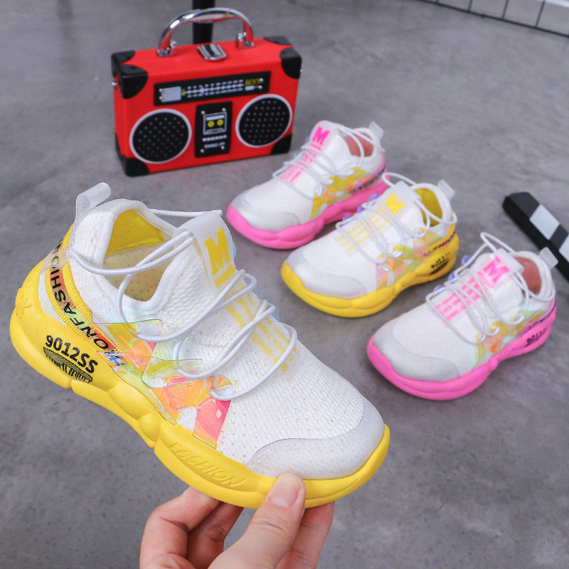 Детски ежедневни обувки с връзки и равна подметка в два цвята
