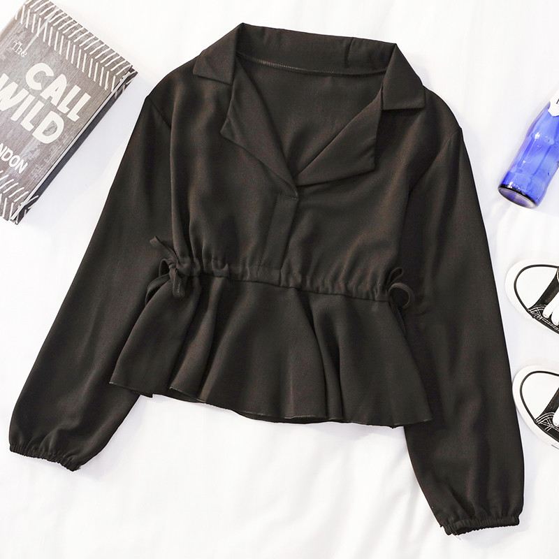 Cămașă de damă cu legături în talie în diferite culori