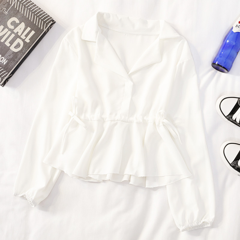 Cămașă de damă cu legături în talie în diferite culori