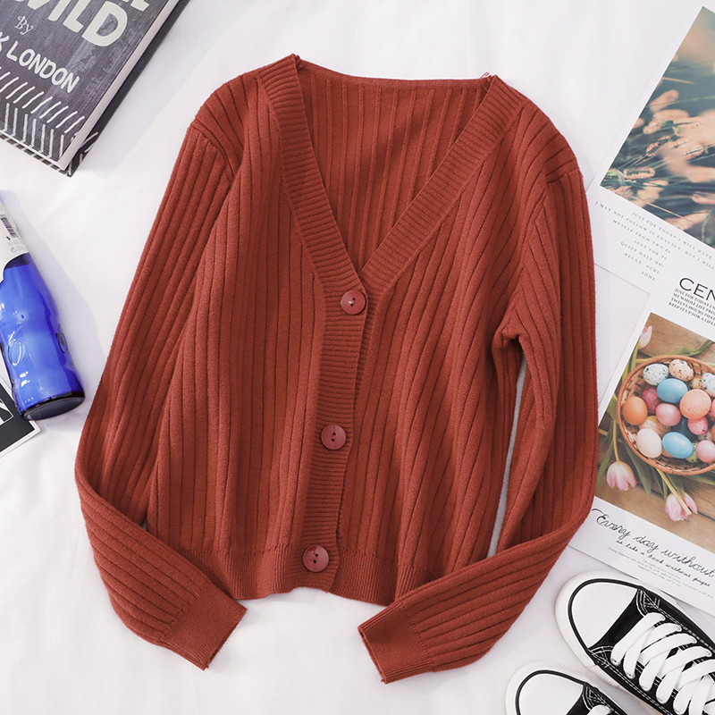 Női alkalmi mellény sima modell V-nyakkal több színben