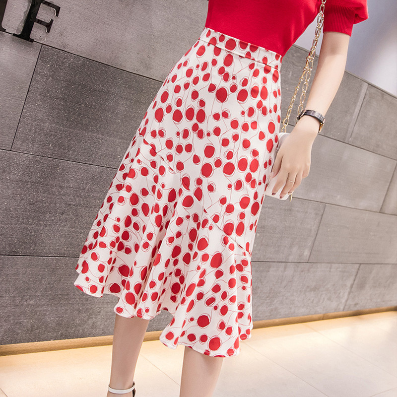 Női lezser szabású szoknya két színben