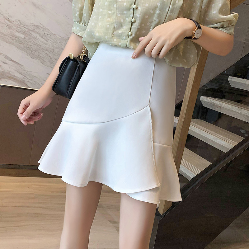 Fusta casual dama in trei culori cu talie inalta