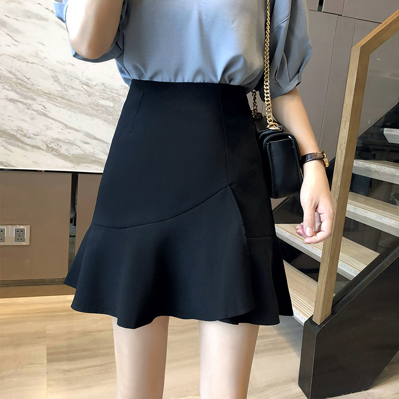 Fusta casual dama in trei culori cu talie inalta