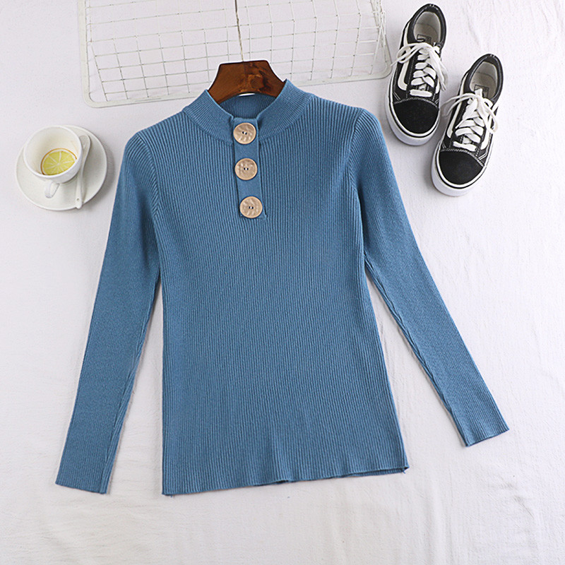 Bluza casual dama in mai multe culori cu nasturi