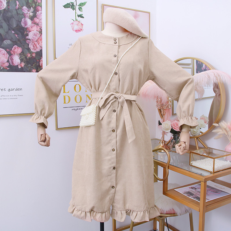 Rochie de dama actuala cu nasturi si curea in mai multe culori