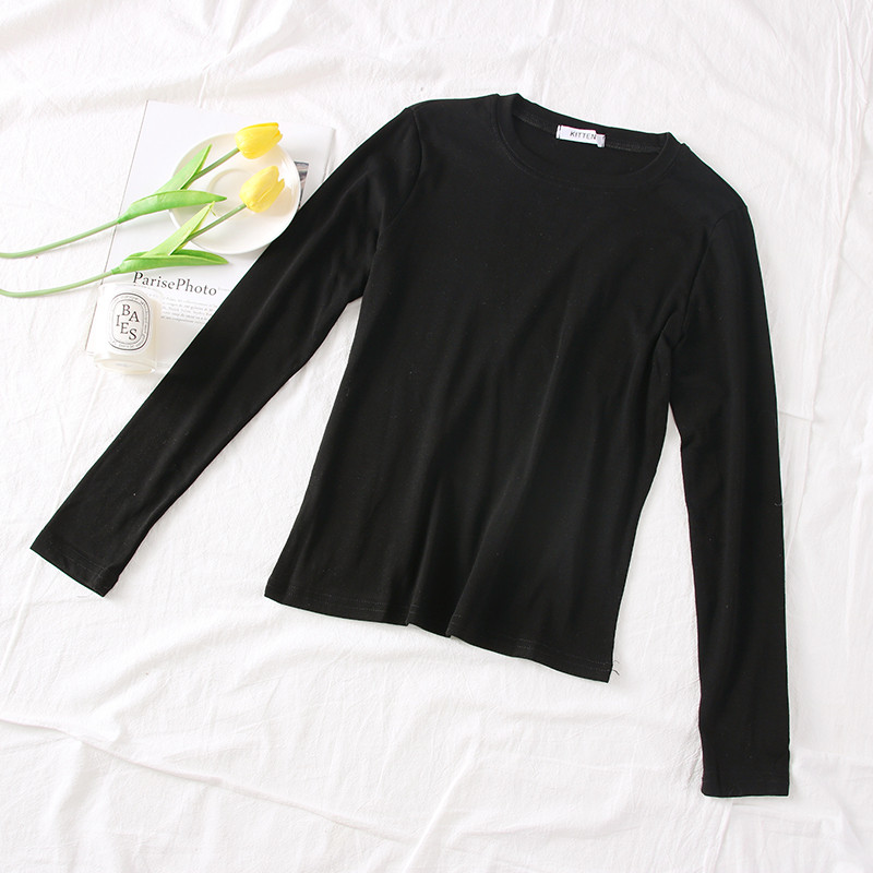 Νέο μοντέλο καθημερινή γυναικεία μπλούζα με λαιμό O - διάφορα χρώματα