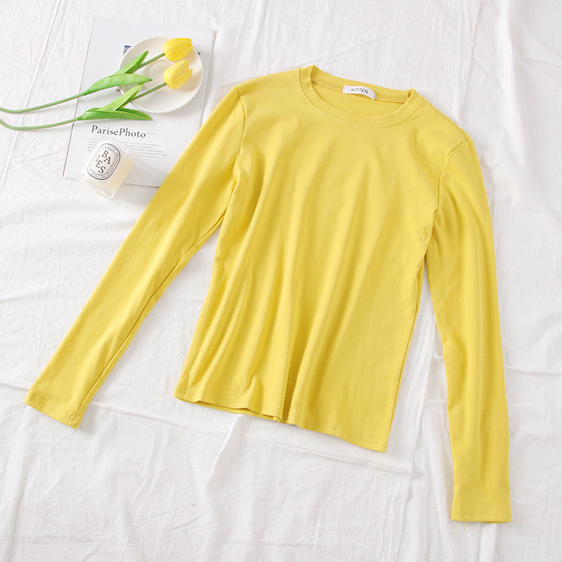 Νέο μοντέλο καθημερινή γυναικεία μπλούζα με λαιμό O - διάφορα χρώματα