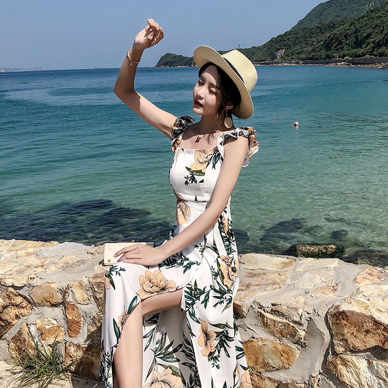 Rochie de dama cu model floral - model croiat