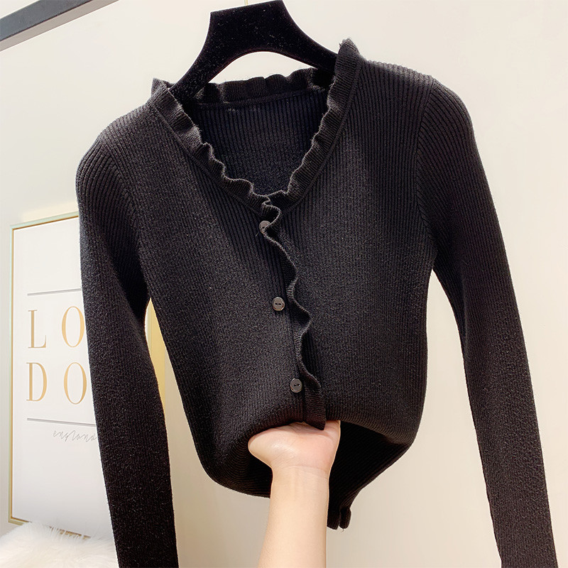 Pulover de dama modern cu decolteu spitz in mai multe culori