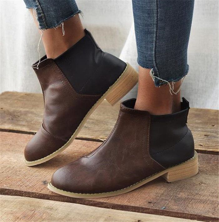 Cizme casual de dama in gri, negru si maro