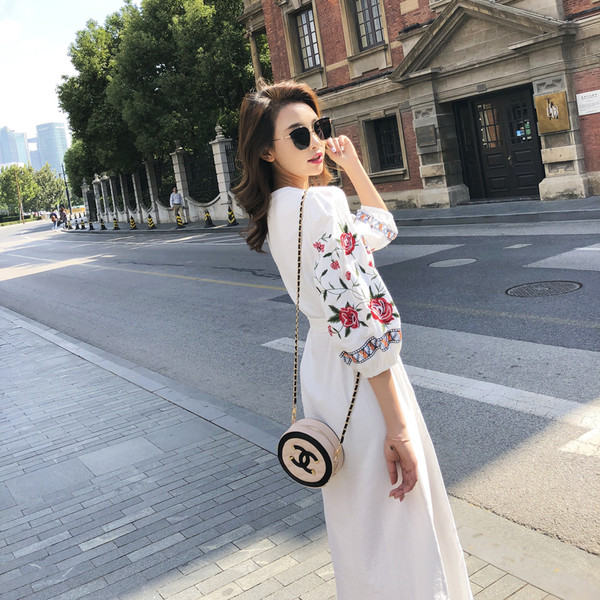 Rochie moderna dama - model drept in trei culori