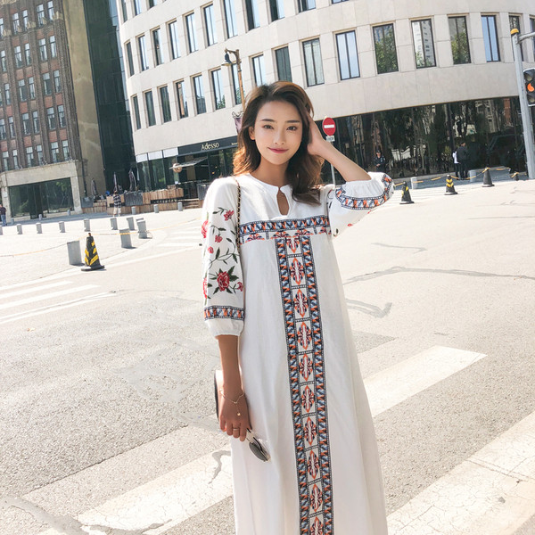 Rochie moderna dama - model drept in trei culori