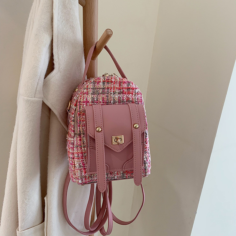 Μοντέρνο γυναικείο σακίδιο με φερμουάρ σε τέσσερα χρώματα