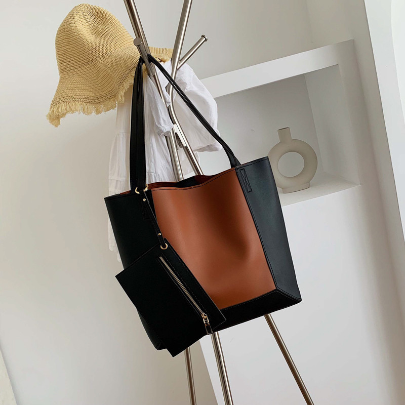 Geanta de dama moderna din piele ecologica cu fermoar in mai multe culori