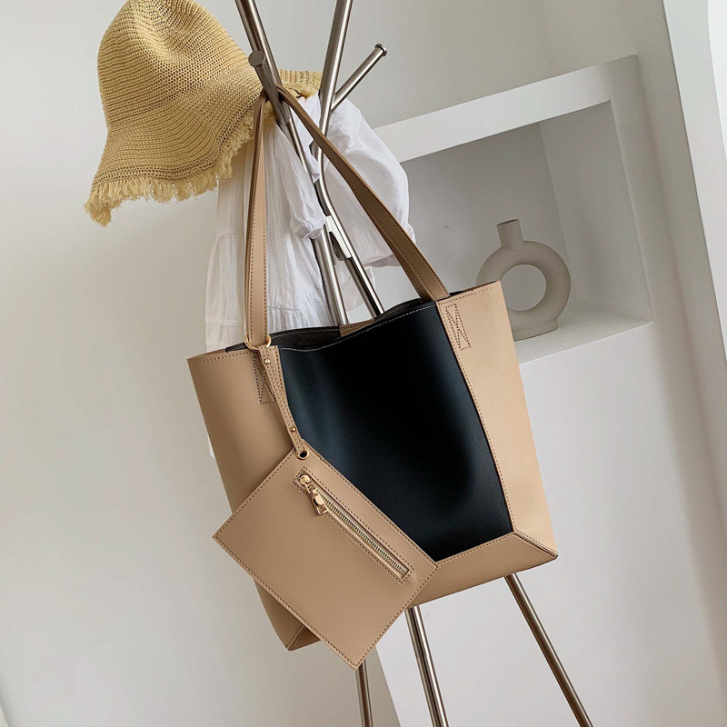 Geanta de dama moderna din piele ecologica cu fermoar in mai multe culori