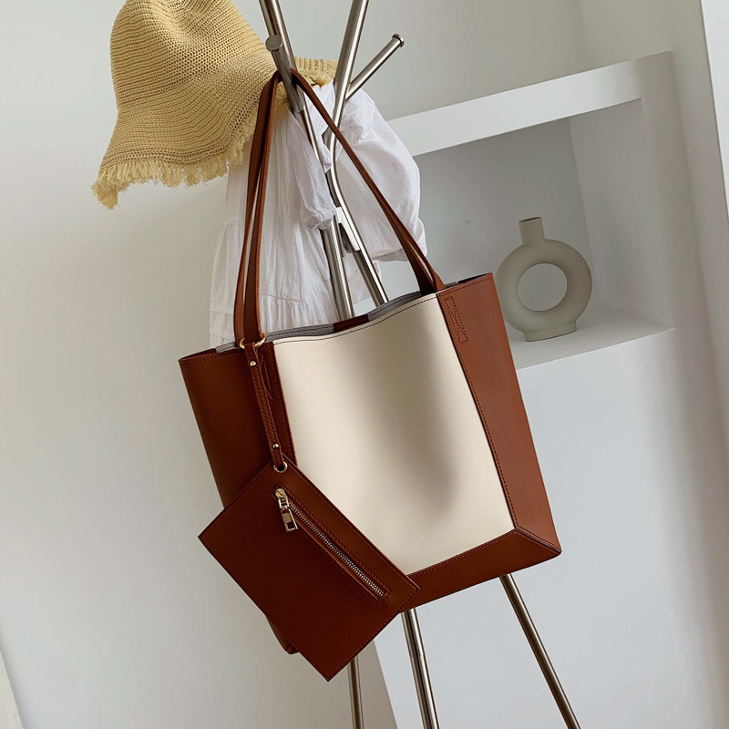 Geanta de dama moderna din piele ecologica cu fermoar in mai multe culori