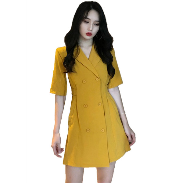 Γυναικείο φόρεμα σε δύο χρώματα με λαιμόκοψη