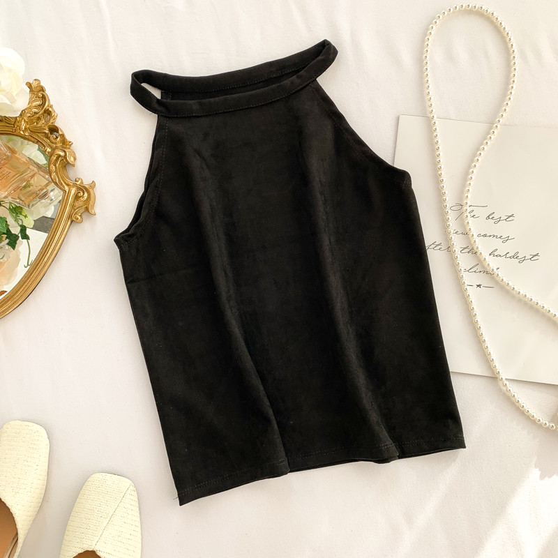 Maiou zilnic de damă cu bretele subțiri în patru culori