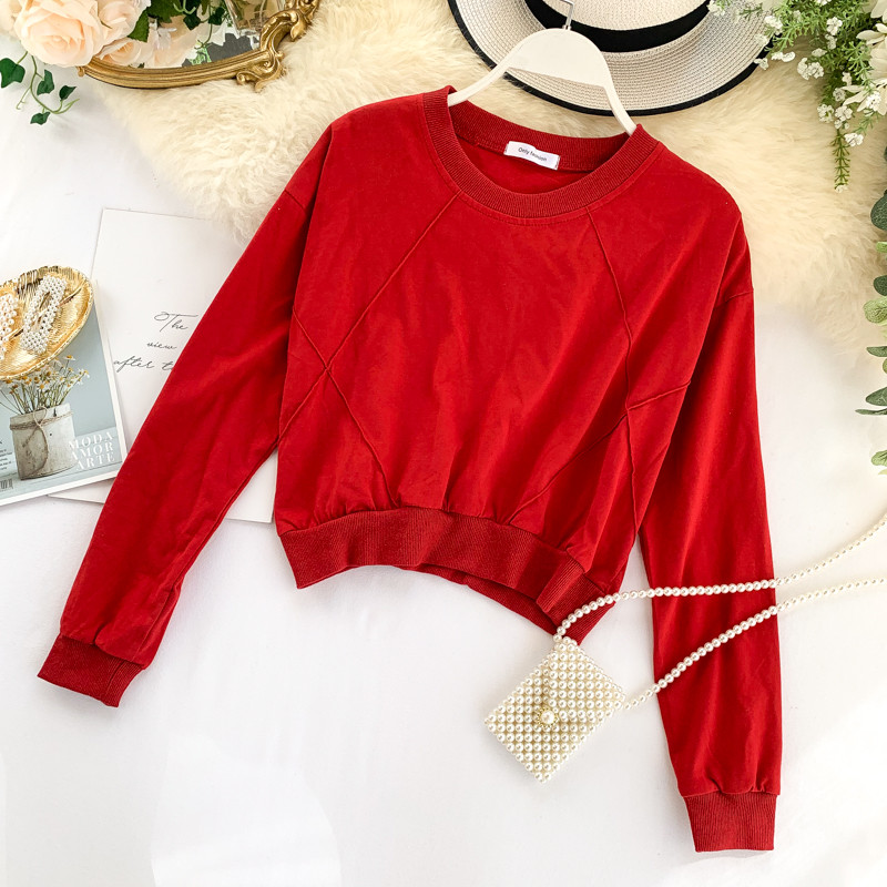 Bluză de damă casual model uni cu decolteu O