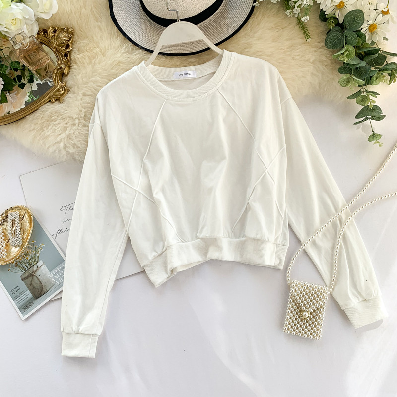 Bluză de damă casual model uni cu decolteu O