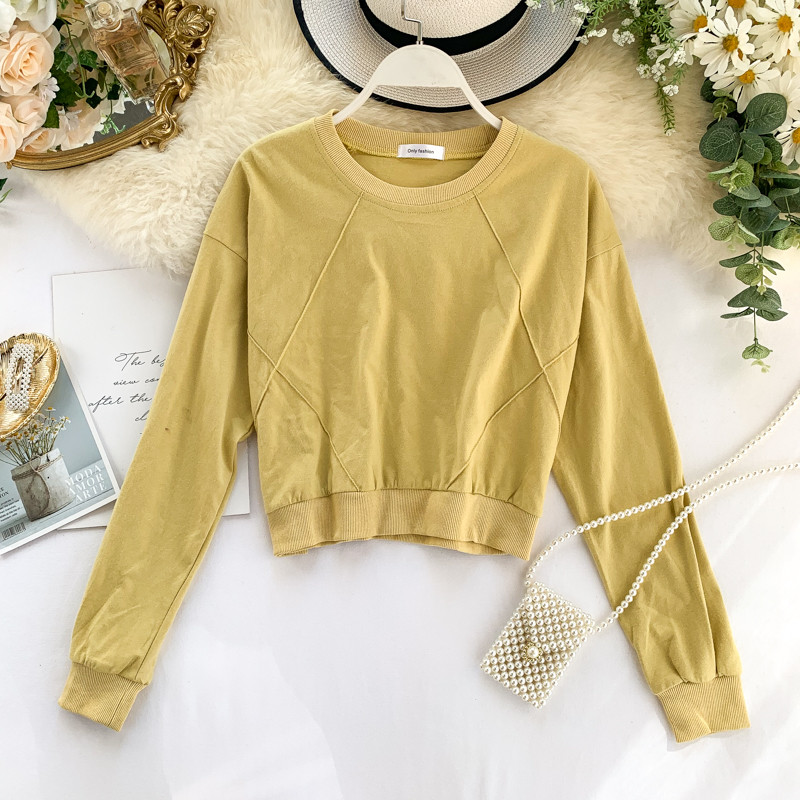 Bluză de damă casual model uni cu decolteu O