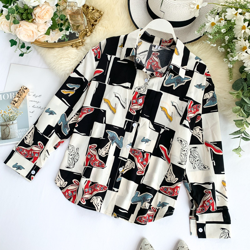 Cămașă casual de damă cu nasturi și mâneci lungi în trei culori