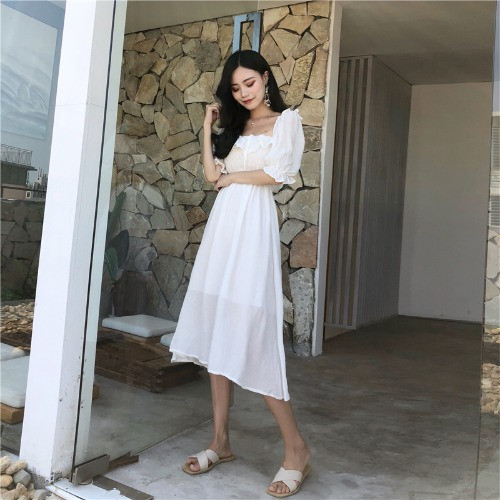 Rochie casual dama cu maneci 3/4 in doua culori