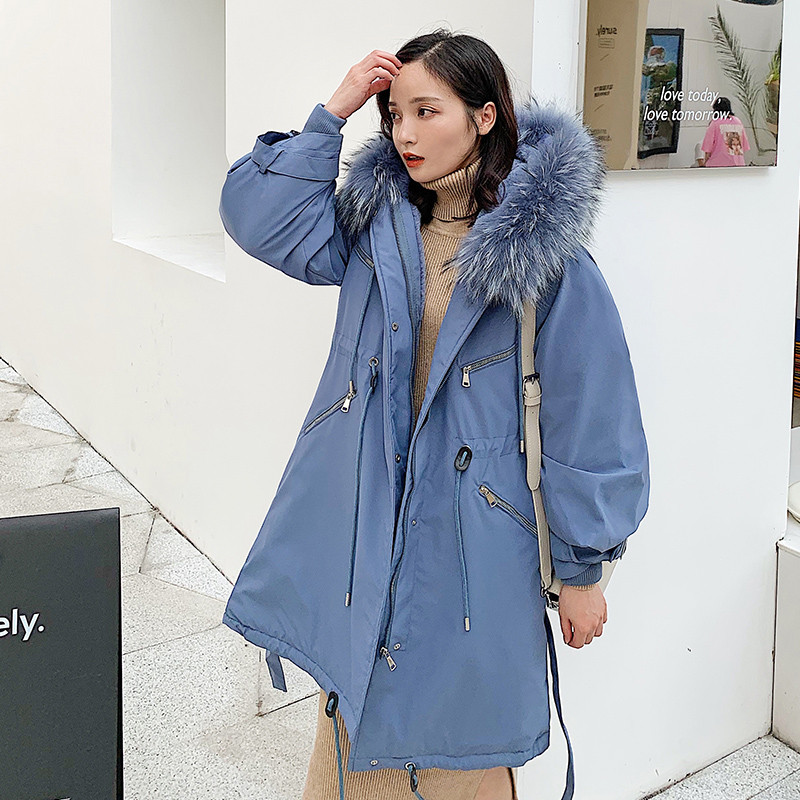 Χειμερινό γυναικείο μπουφάν με απαλή επένδυση σε διάφορα χρώματα