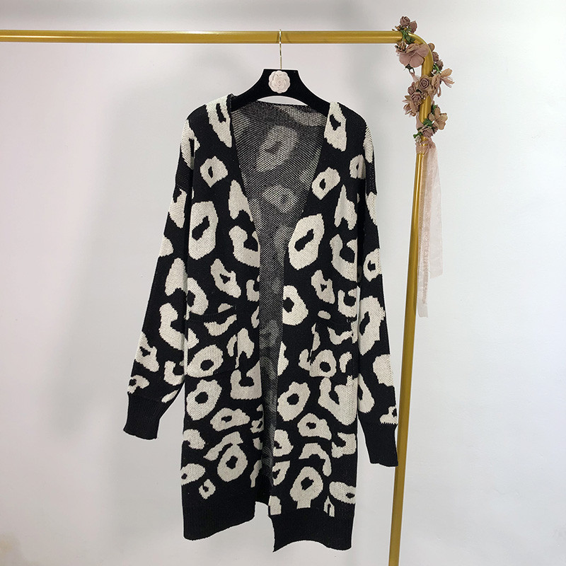 Μακρύ γυναικεία ζακέτα με φερμουάρ - τέσσερα χρώματα